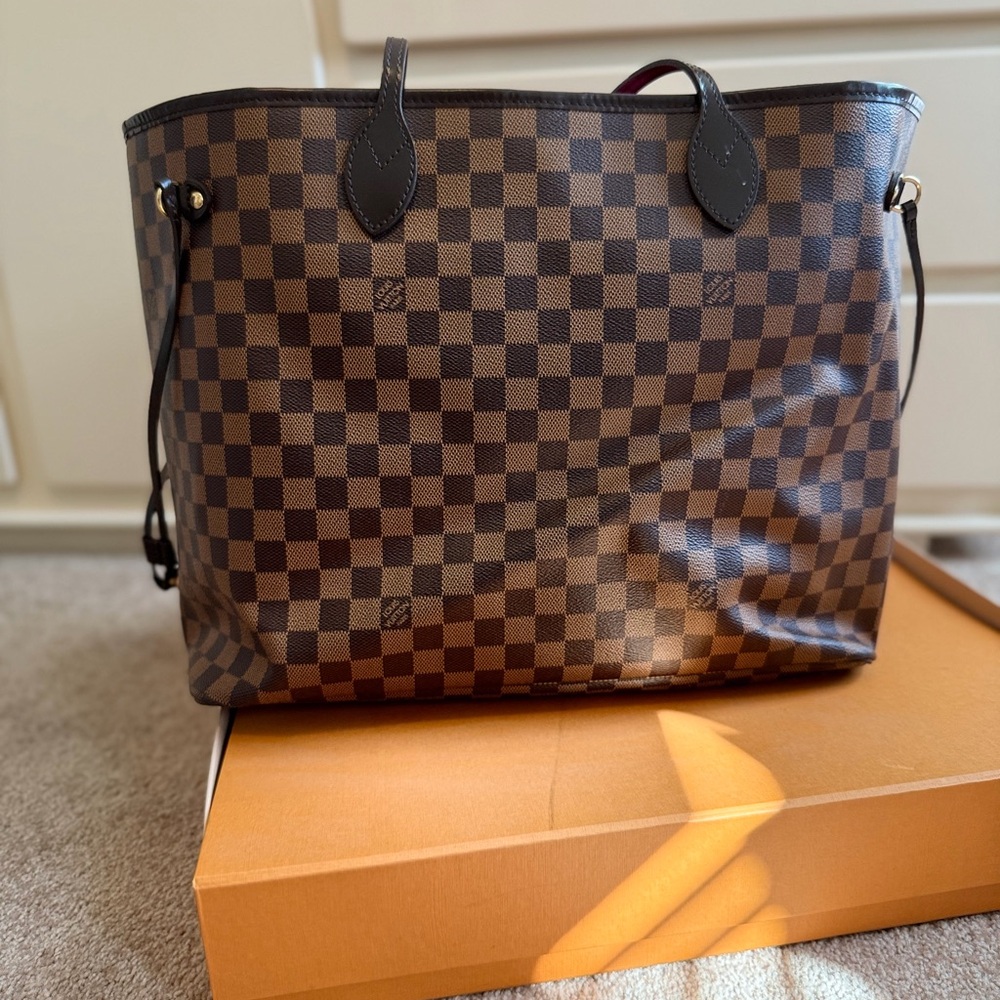 LOUIS VUITTON NEVERFULL GM DAMIER EBENE